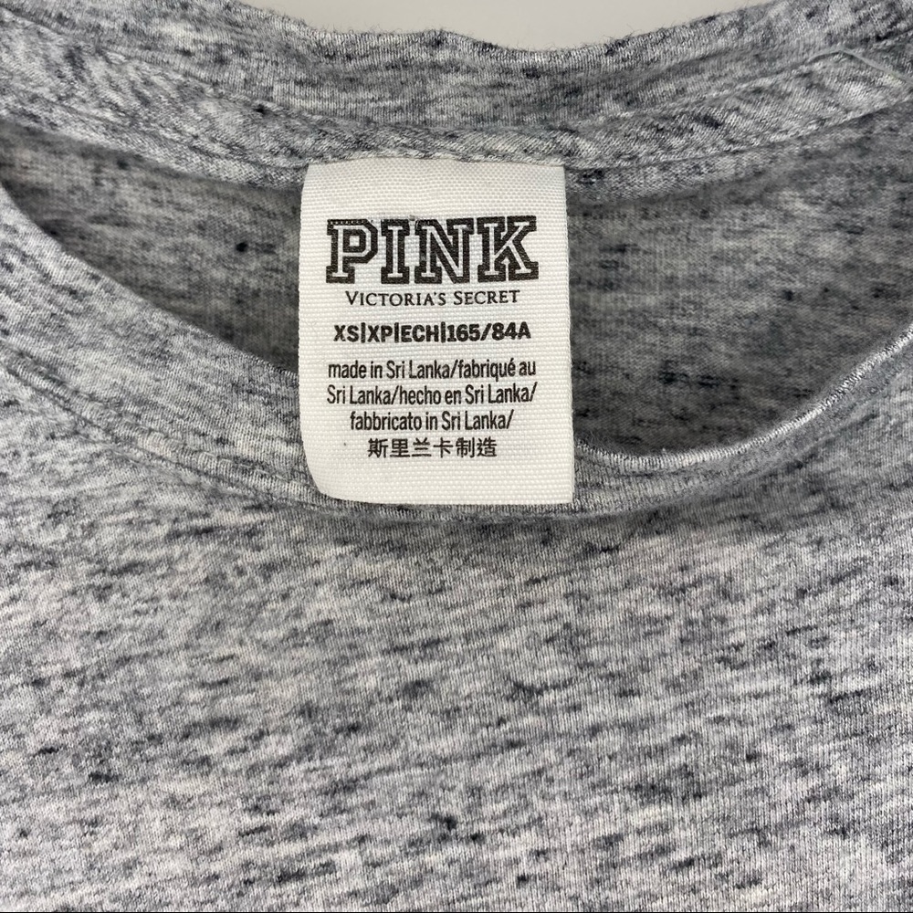 PINK Victoria’s Secret Bling Campus Long Sleeve Tee - Picture 5 of 5